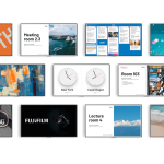 Airtame Digital Signage Screenshot showing multiple screens showcasing digital signage with Airtame