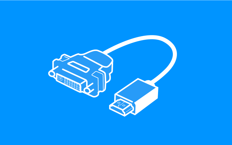Screenshot showing an HDMI cable